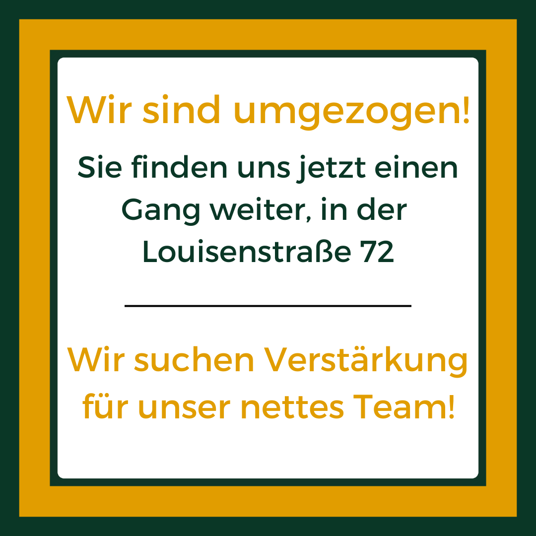 Wir sind umgezogen - Neue Adresse